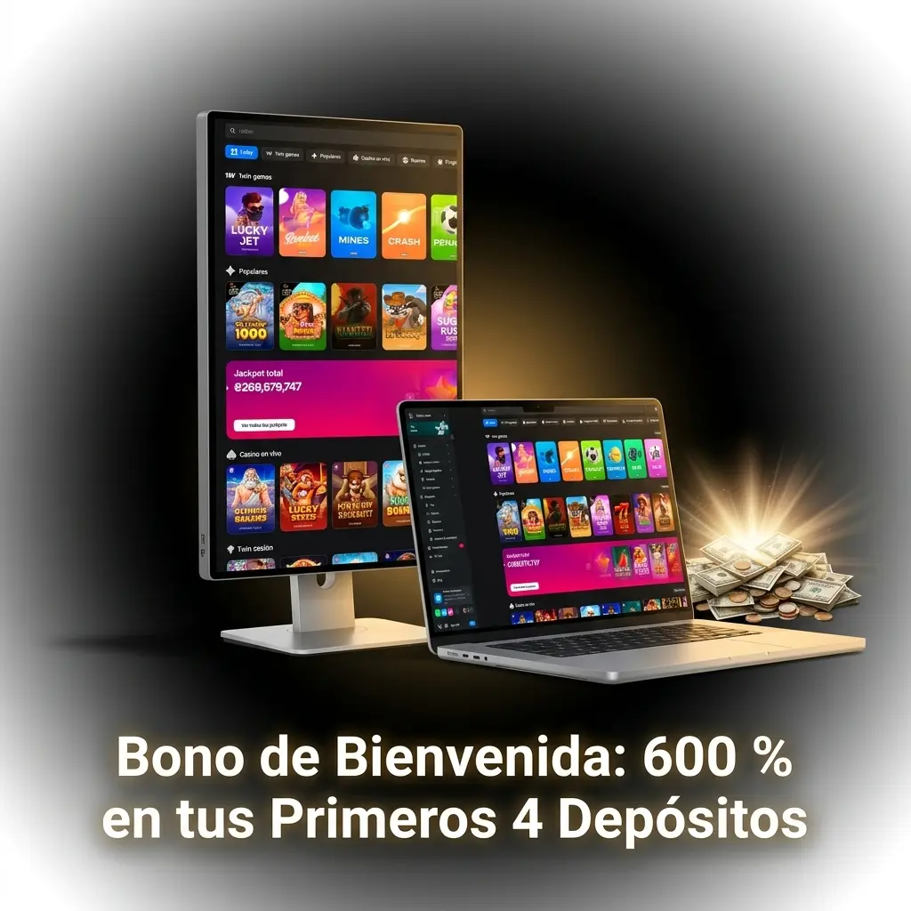 Bono de bienvenida 600% en 4 depósitos para nuevos usuarios en México, hasta 87,000 MXN con requisito x35