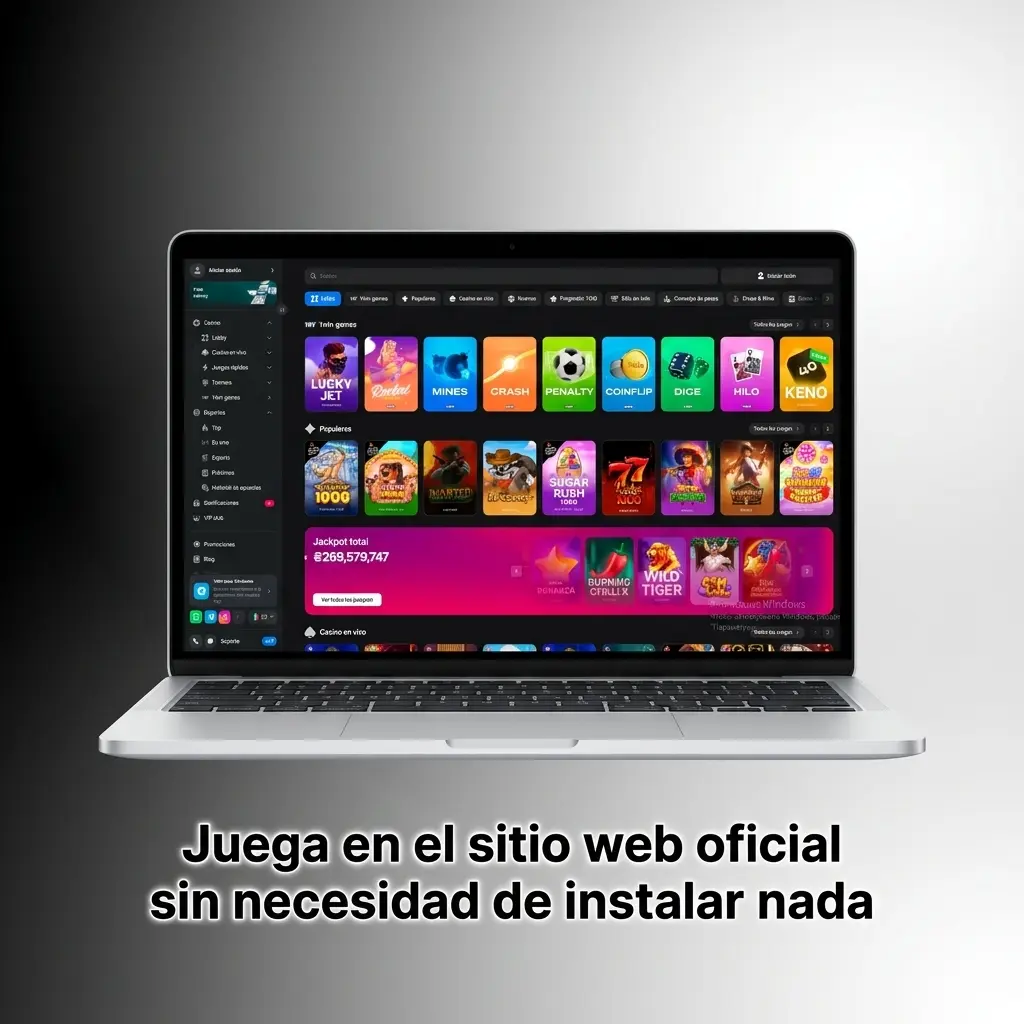 Sitio web oficial de apuestas deportivas y casino en línea accesible desde navegador sin descargas