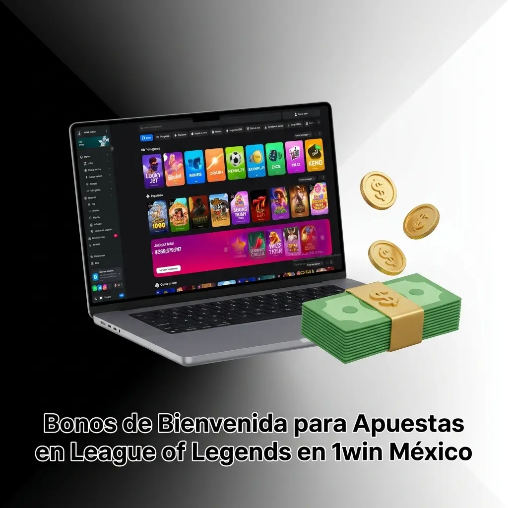 Bonos de bienvenida 1win México para apuestas en League of Legends: 600% en depósitos y cashback semanal