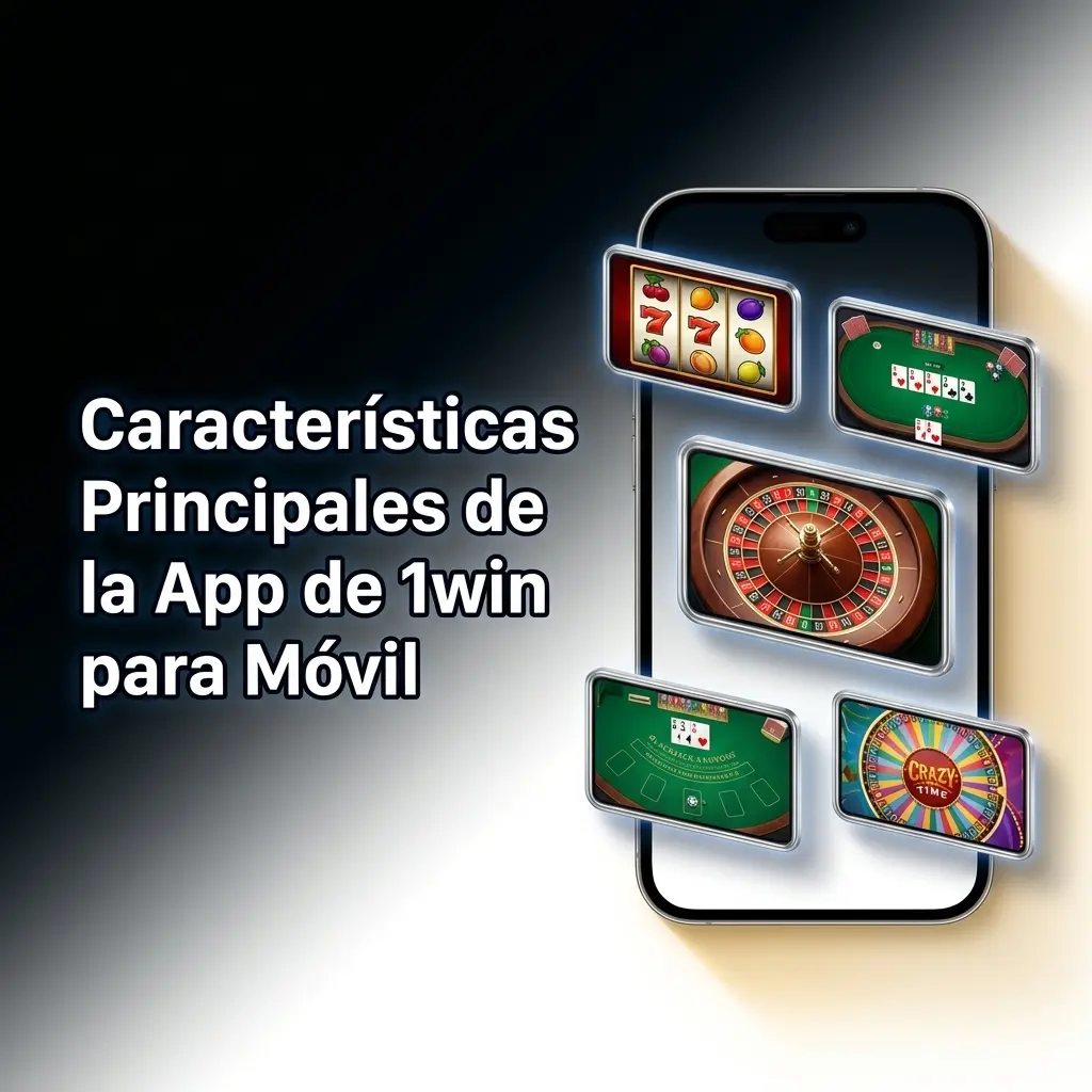 Características principales de la app 1win móvil: pagos MXN, casino, apuestas en vivo y bonos en México