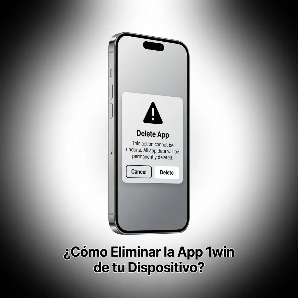 Guía para eliminar la app 1win en Android e iOS sin perder cuenta ni saldo